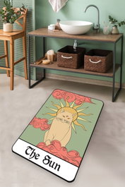 Mijölnir Alfombrilla de Baño Sunny The Sun Multicolor 70 x 120 cm